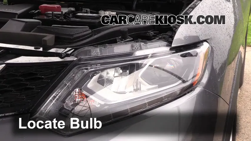 2014 Nissan Rogue SL 2.5L 4 Cyl. Lights Headlight (replace bulb)